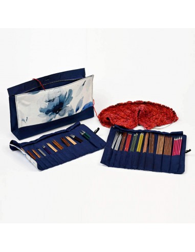 Pochette con custodie avvolgibili- BLOSSOM...